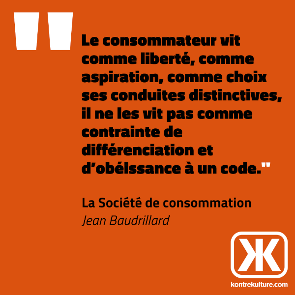 La Soci t De Consommation Kontre Kulture
